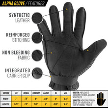 Load image into Gallery viewer, Glove Alpha Full Finger Black