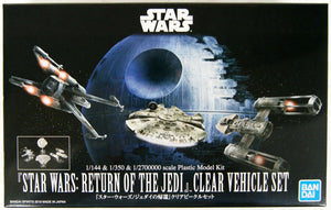 Star Wars :  1/144 & 1/350 & 1/2700000 Return of the Jedi Clear Vehicle Set