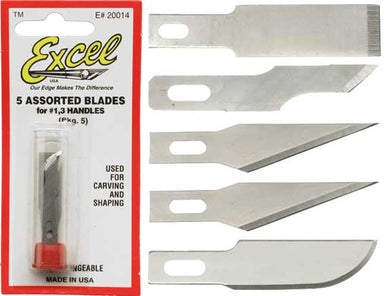 Blades Assorted for #1 & 3 Handles (5pcs)