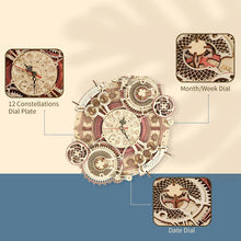Load image into Gallery viewer, Mechanical Gear Zodiac Wall Clock