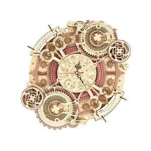 Mechanical Gear Zodiac Wall Clock