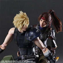 Load image into Gallery viewer, Final Fantasy: Play Arts Kai Cloud &amp; Jessi With Motorcycle (Remake Ver.)