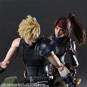Final Fantasy: Play Arts Kai Cloud & Jessi With Motorcycle (Remake Ver.)