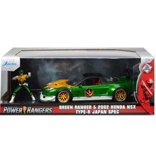 Load image into Gallery viewer, 1/24 Power Rangers 2002 Honda NSX Type-R w Green Ranger