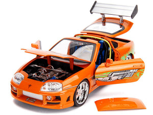 1/18 Fast & Furious Brian's Toyota Supra with light and figure