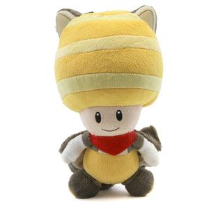 Super Mario: Plush 8" Flying Squirrel Toad (Yellow)